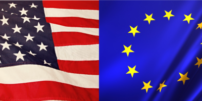 EU US Flags
