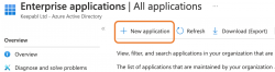 click new application 2
