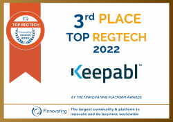 Keepabl 3rd Place top RegTech Finnovating Awards 2022