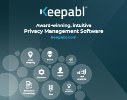 Keepabl's Award Winning Privacy Management Software Trade Show Stand Artwork 2