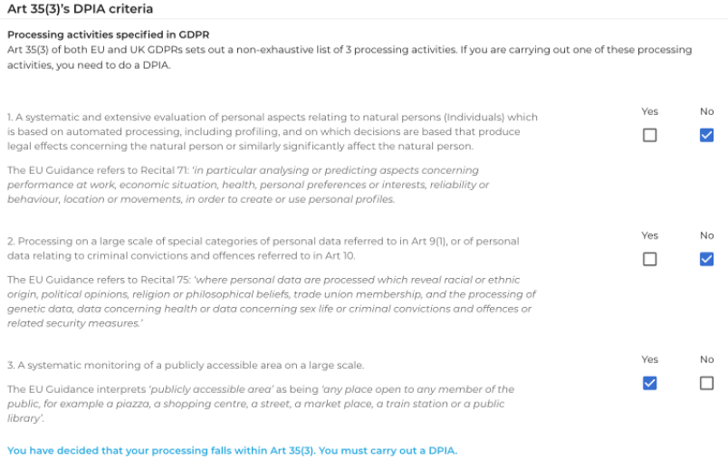 Assessments DPIAs and Risk : Keepabl TM
