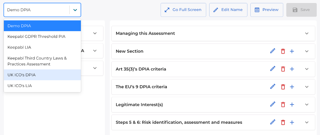 Select any Template in Template Builder