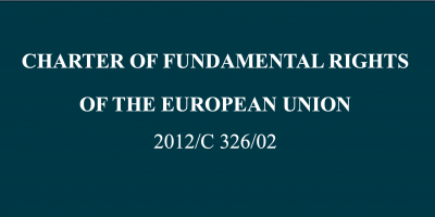 Image containing words The Charter on Fundamental Rights of the European Union