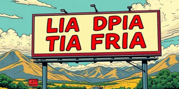 Image with LIA DPIA TIA FRIA on a Roadsign in pop art